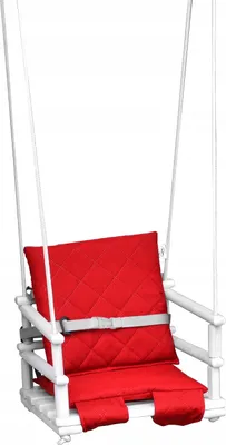 Produktbild von Skyline Schaukeln für Kinder Kinderschaukel mit Kissen Kleinkindschaukel Babywippe Verandaschaukel Babyschaukel Holzschaukel Kissen, Dunkelgrau