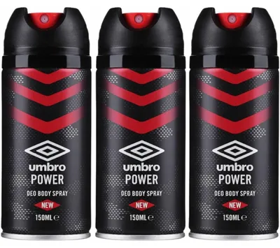 Zdjęcie produktu dla Zestaw 3x Dezodorant Męski w sprayu aerozolu UMBRO 150 ml