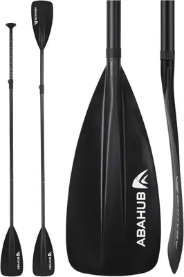 Produktbild von SUP Kajak Paddel 4-teilig, Aluminium verstellbar, 2 in 1, für Stand-up Paddleboard