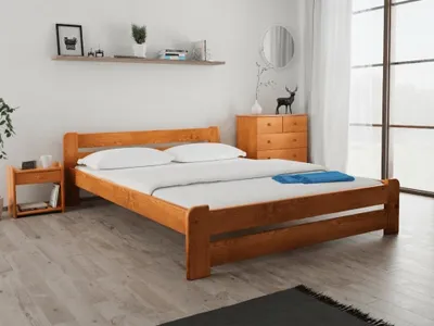 Zdjęcie produktu dla Łóżko Laura 120 x 200 cm, olcha Materac: bez materaca, Stelaż: bez stelaża