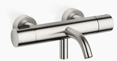 Produktbild von Dornbracht Wannen-Thermostat Übergreifend rund platin matt, 34201979-06
