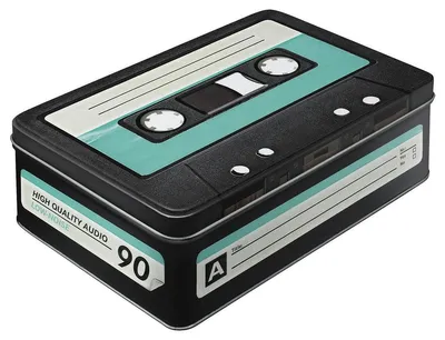 Produktbild von Nostalgic-Art Retro Vorratsdose Flach, 2,5 l, Retro Cassette