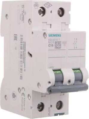 Zdjęcie produktu dla Siemens 5SL62107 5SL6210-7 Leitungsschutzschalter 10 A 400 V
