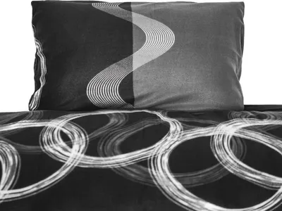 Obrázek produktu pro Fleecové ložní prádlo na zip v šedé barvě Povlak na polštář a peřinu 100% polyester 135x200 cm