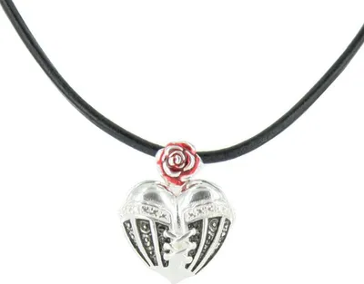 Produktbild von Heartbreaker by Drachenfels Damen Silber Anhänger Kette LD HT 33