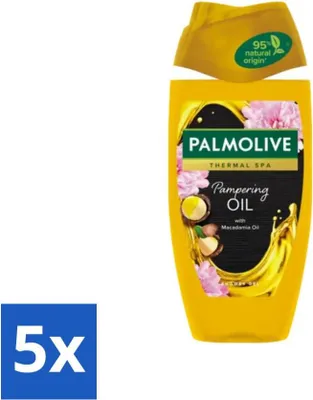 Obrázek produktu pro Palmolive - Thermal Spa - sprchový gel - hýčkající olej - makadamiový - 250 ml - výhodné balení - 5 kusů