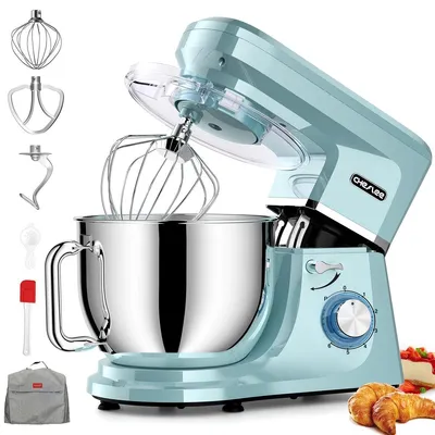 Obrázek produktu pro Kuchyňský robot - Kneder 2000 W - 8 l - Nerezová mísa s 6 rychlostmi