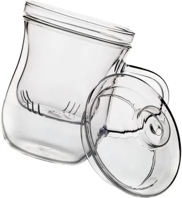 Produktbild von Hitzebeständige Teetasse aus Glas mit Teesieb und Deckel, tropfsicher für zu Hause und unterwegs