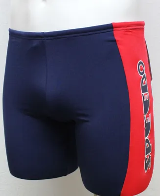 Produktbild von Speedo Aqualane Splice Jammer Jungen Badehose dunkelblau/rot Gr. 116