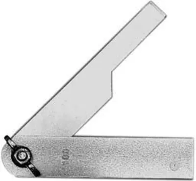 Zdjęcie produktu dla HELIOS PREISSER Metallschmiege 300x20x8mm 3-tlg. mit Flügelmutter 0396434 Bevel gauge 300 mm