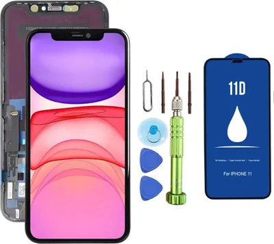 Produktbild von iPhone 11 6.1 Zoll Display Full LCD Einheit Touch Ersatzteil Reparatur Set Schwarz Neu Für Apple