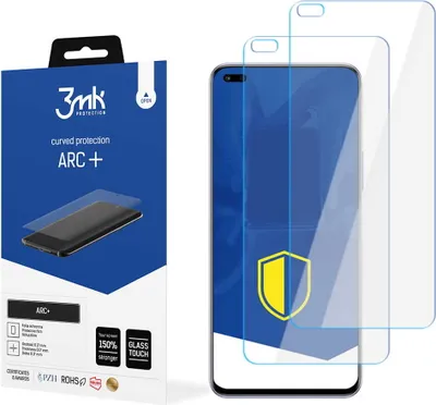 Produktbild von 3mk Display Schutzfolie ARC+ für Honor X20 5G  0,17mm Self-Heal (2 Stück)