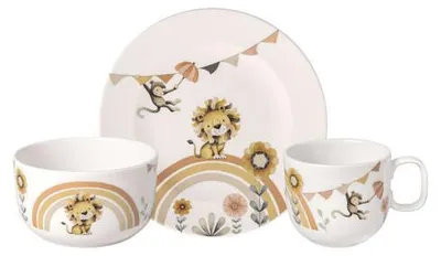 Immagine prodotto di Set di stoviglie per bambini Villeroy & Boch Roar Lion 3 pezzi.
