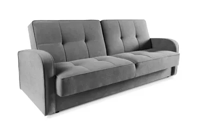 Produktbild von Schlafsofa PARIS – GRAU – 222 × 93 × 90 cm – Ausziehbares Sofa mit Schlaffunktion und Bettkasten