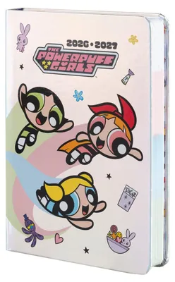 Imagen del producto de Planificador académico de las Powerpuff Girls 2026/27, formato A6. *Versión en inglés*
