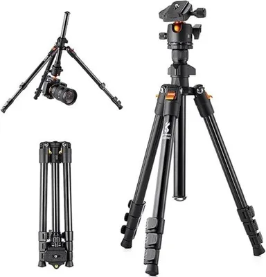 Immagine prodotto di Treppiede portatile in alluminio per fotocamera compatta, 39x8x8 cm