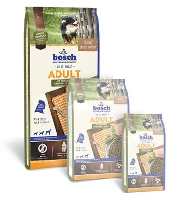 Produktbild von Bosch ADULT MIT FRISCHEM GEFLÜGEL & HIRSE, Adult, Hirse, Geflügel, 15 kg