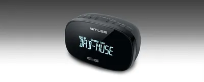 Produktbild von Muse M-150 CDB, Uhr, Analog & Digital, DAB, DAB+, FM, PLL, LCD, Schwarz, Tasten