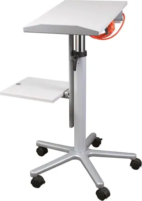 Produktbild von MAUL Beamertisch MAULpro höhenverstellbar Sternfuß Rollen 61 x 68 x 120 cm grau