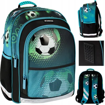 Produktbild von Starpak Schulranzen Football Motiv für Jungen