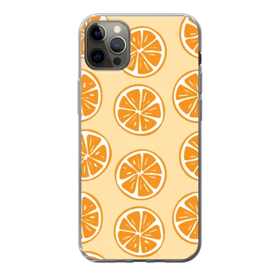 Produktbild von MuchoWow® Handyhülle Schutzhülle Hülle für iPhone 13 Pro Max Obst - Orange - Tropisch Silikon Softcase Handy Hülle - Mobiltelefon