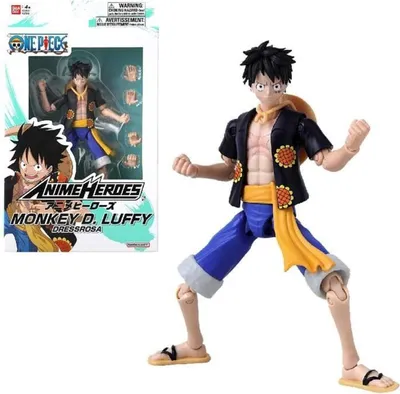 Immagine prodotto di Bandai ANIME HEROES ONE PIECE - MONKEY D. LUFFY DRESSROSA