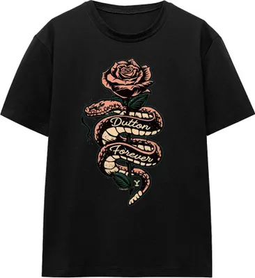 Image de Yellowstone - "Beth Snake Rose" T-shirt pour femme TV29728 (XXL) (Noir)