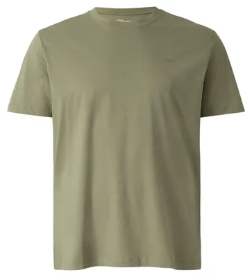 Produktbild von s.Oliver Übergrößen Basic-T-Shirt oliv
