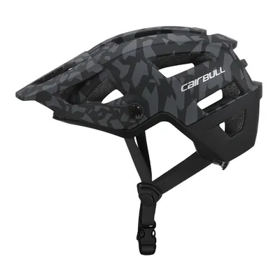 Produktbild von Erwachsene Fahrradhelm Radhelm MTB Sport Rennrad Protektoren Helm Damen Herren S(54-58CM) Schwarz Tarnung