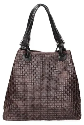 Produktbild von Araminta Shopper aus gewebtem Wildleder Verstellbare Griffe und Schulterriemen Taupe Mediun UNICA 32x29x17 cm