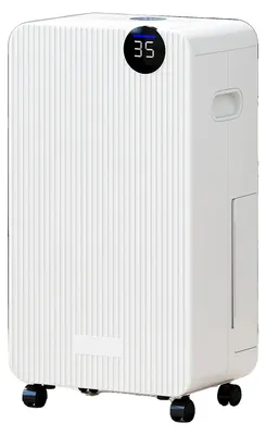 Image de Déshumidificateur, capacité de 12 L/jour, affichage LED, blanc
