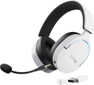 Produktbild von Over-Ear Gaming Headset mit Dual Wireless, 7.1 Surround Sound, 22h Akku, RGB-Beleuchtung, Noise-Cancelling Mikrofon, PC, PS5, Switch