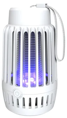 Produktbild von Miraval Insektenvernichter Akku – UV-Lampe, USB-C, Innen & Außen, 1200 mAh, 7–16 Std Laufzeit, tragbar mit Schlaufe, Lichtfunktion