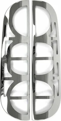 Zdjęcie produktu dla Listwa tylnego światła do Fiat Doblo 2006-2010 L+R stal nierdzewna srebrna 2szt