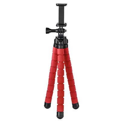 Zdjęcie produktu dla Hama Flex, 3 x noga, Czarny, Czerwony, 26 cm, 145 g