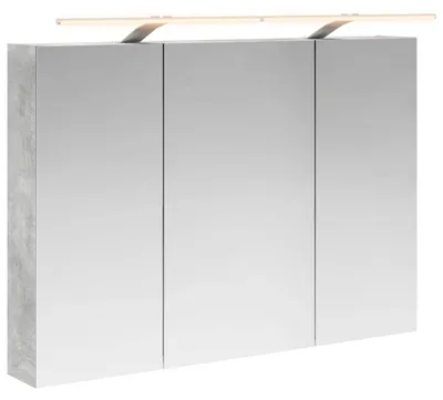 Immagine prodotto di Mobiletto per specchio da bagno con lo scaffale Grigio cemento