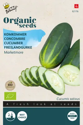 Produktbild von Freilandgurke Marketmore |  Freilandgurkensamen von Buzzy Seeds [MHD 07/2024]