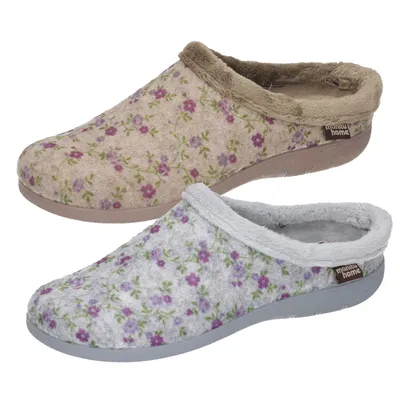 Produktbild von Manitu Damen Hausschuhe Pantoffeln Warmfutter 320678, Größe:42 EU, Farbe:Beige