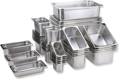 Zdjęcie produktu dla APS GN-Behälter / -deckel aus Edelstahl GN 1/6 Behälter 81608