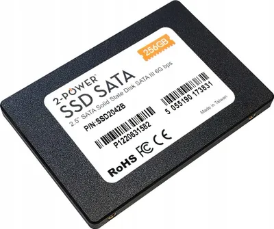 Produktbild von Ssd 2-Power 256Gb 2.5'' Sata Iii 7Mm Höchste Leistung Und Sicherheit