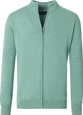 Produktbild von CASAMODA Herren Strickjacke Zipper Regular Baumwolle Türkis XL