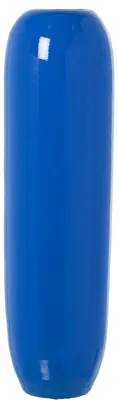 Keramik-Vase, glänzend Blau, 80 x 21 x 21 cm
