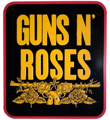 Zdjęcie produktu dla Guns N' Roses Stacked Black Magnes