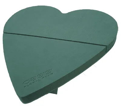Produktbild von OASIS® BIOLINE® Herz Mia, 52 x 52 x 5 cm – Frischblumen-Steckschaum