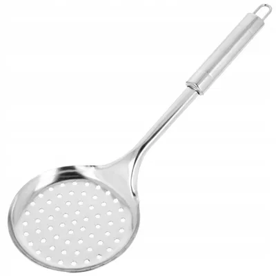 Produktbild von Brunbeste Schaumlöffel Sieblöffel Stahl 34cm Küchenhelfer