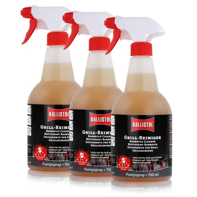 Produktbild von Ballistol Grill-Reiniger 750ml - Für Grill und Grillrost (3er Pack)