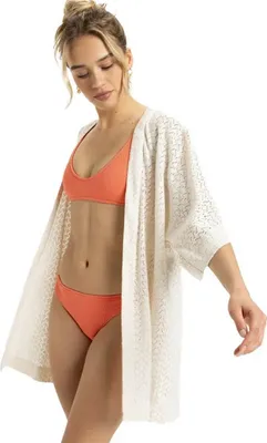 Immagine prodotto di Roxy Fun Swell Kimono da spiaggia beige  : XS/S Taglia: XS/S