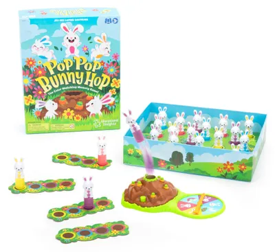 Zdjęcie produktu dla Learning Resources Pop Pop Bunny Hop, Gra planszowa, Edukacyjny, 3 lat(a)