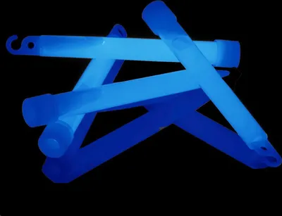 Produktbild von Ultrahelle Blaue Notfall Power Knicklichter – 2h Leuchtdauer | Militärqualität & Robust
