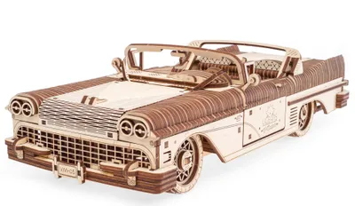 Produktbild von UGEARS 3D-Puzzle Traum-Cabrio VM-05, 735 Teile